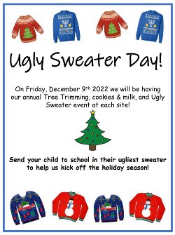 ugly sweater flyer